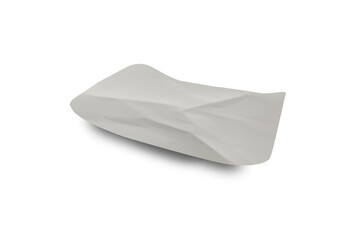 Blank Label with Weathered Glue and Aged Texture