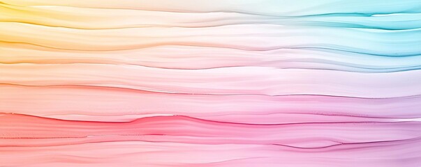 Obraz premium Digital watercolor painting abstract background idea. Colorful abstract background with smooth flowing lines creating a serene atmosphere.