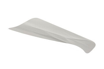 Blank Label with Weathered Glue and Aged Texture