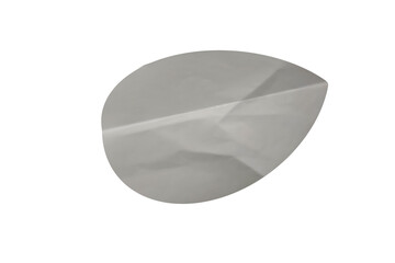 Blank Label with Weathered Glue and Aged Texture