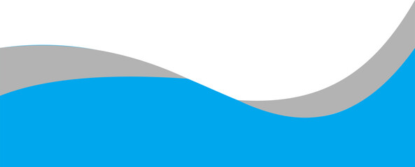 Creative Page Footer Wave Illustration