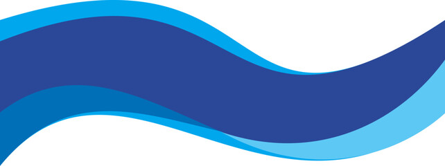 Abstract Flowing Footer Illustration