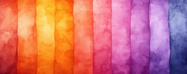 Digital watercolor painting abstract background idea. Vibrant abstract background featuring colorful layers of watercolor patterns.