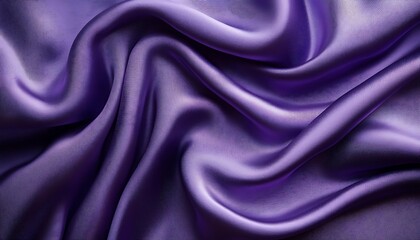 Fototapeta premium The Luxurious Purple Silk Fabric Displaying Elegant Flowing Drapes