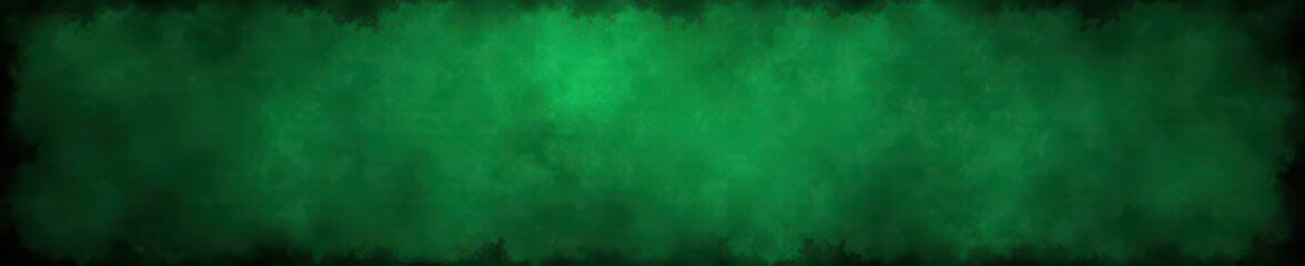 Fototapeta premium Dark emerald green background, vintage grunge, black shadow frame , green, photography, texture