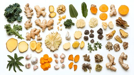 Variety of immunity boosting food