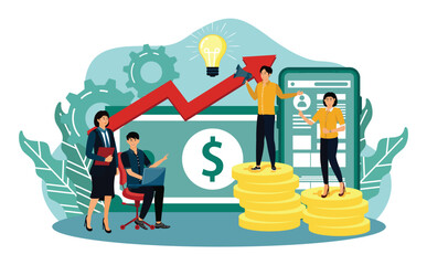 Virtual business assistant. Business Team Discussing Innovation Strategies.