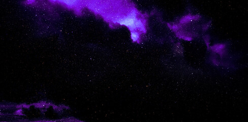 Space star shape  sky night background, black starry cosmos abstract pattern dark blue science,...