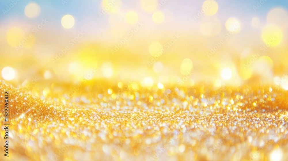 Poster bright golden sparkles illuminate the background, creating a whimsical and enchanting atmosphere tha