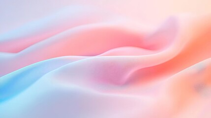Vibrant color art abstract background concept. Elegant silky fabric with gentle pastel colors blending together smoothly.