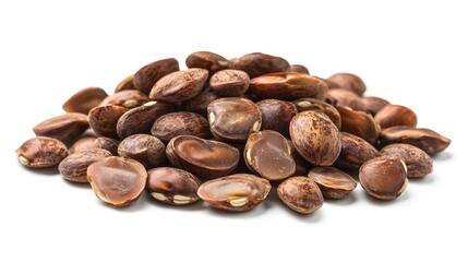 Naklejka premium Shea nuts isolated on white background