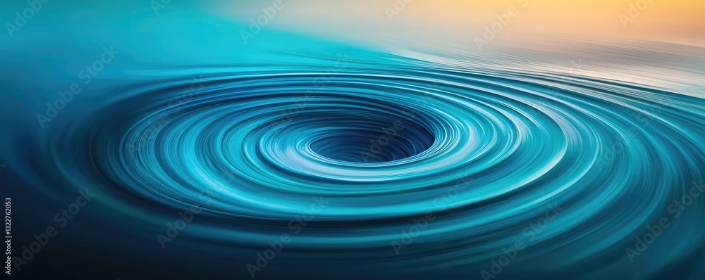 Poster seascape abstract background idea. a mesmerizing swirl of turquoise water creating a calming and ser