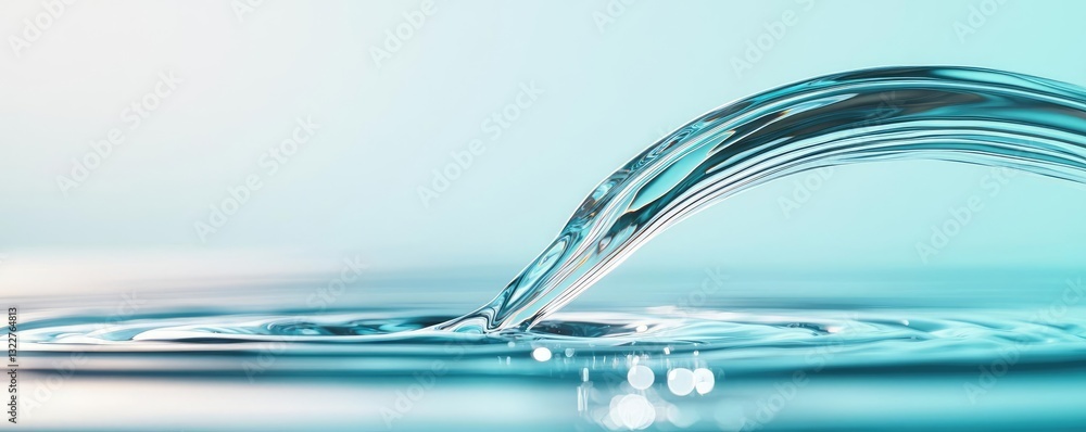 Poster waterscape abstract background idea. flowing water creating ripples in a calm aquatic environment re