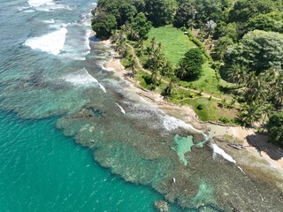 Playa Cocles and Limon coastline: turquoise waters, lush rainforest