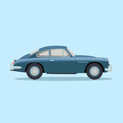 Old-School Classic Car with a Polished and Elegant Look