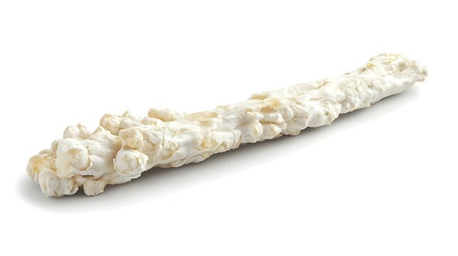 Oncom Fermentasi Makanan Indonesia Terisolasi di Latar Belakang Putih Makanan Amerika