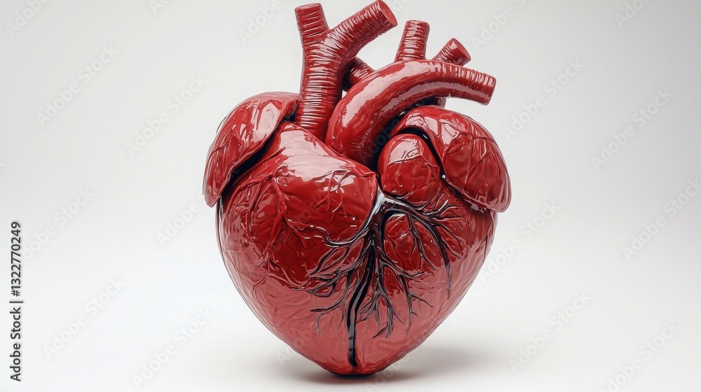 Aufkleber heart symbol representing love and compassion with a simple design ideal for open heart themes and c