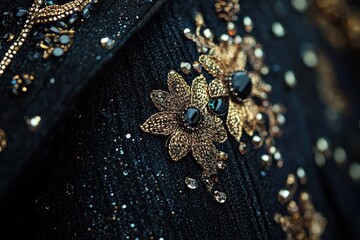 Luxurious Nail Art Featuring Tiny Jewels and Intricate Beading for an Elegant Finish Perfect for Special Occasions