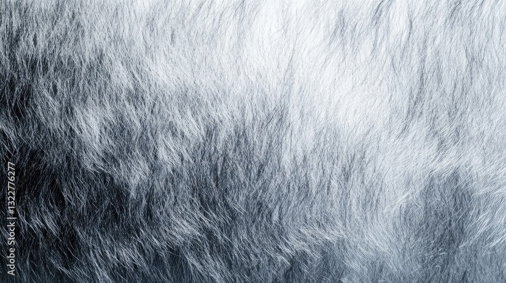 Aufkleber abstract gray and white fur texture background image with gradient and fine details