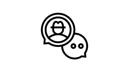 chat animated icon