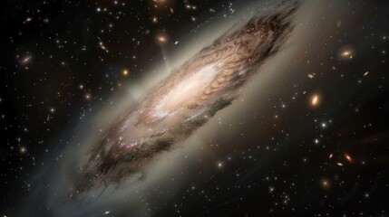 Obraz premium cool_galactic_background