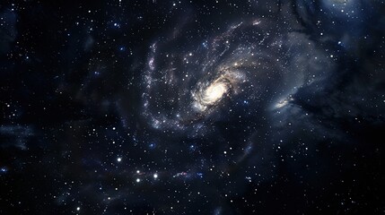 Fototapeta premium Desktop_wallpaper_Star_galaxy_black_galactic_background
