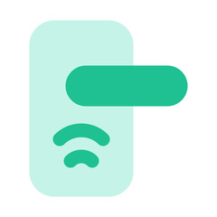 smart door icon for illustration