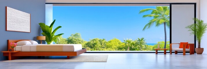 Luxurious King Suite Ocean View - Indulge in ultimate luxury. This suite boasts a king-size bed, breathtaking ocean views, a private garden feel