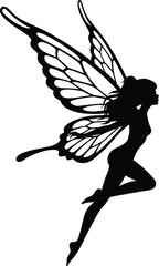 Fairy with Wings Vector
