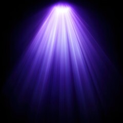Serene Purple Sky Showcasing Animated Sun Rays in Vivid Display