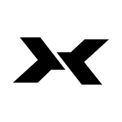 x letter logo icon design illustration