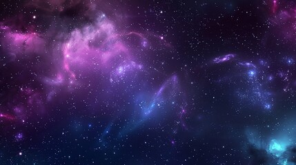 Naklejka premium Universe_dark_galactic_background