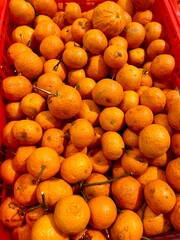oranges in the market