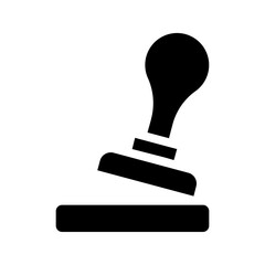   stamp  approval  official  document  validation  certified  finance  verified  mark  seal Solid icon