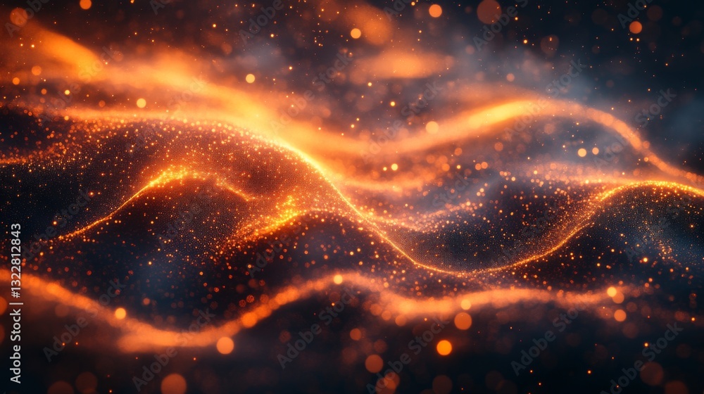 Aufkleber Visual representation of quantum concepts, highlighting qubits in superposition and entanglement, crucial for encryption and security against eavesdropping.