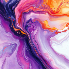 Obraz premium Colorful swirls, dynamic and mesmerizing abstract design.