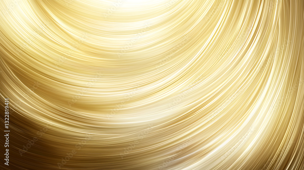 Poster captivating golden swirls abstract graphics digital art dynamic environment close-up perspective vis