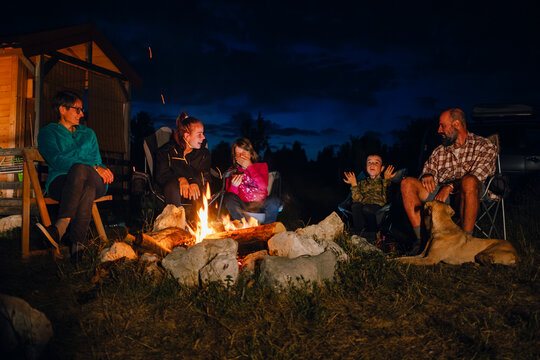 Fireside Family Time