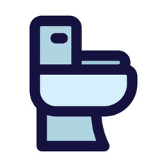 toilet icon for illustration