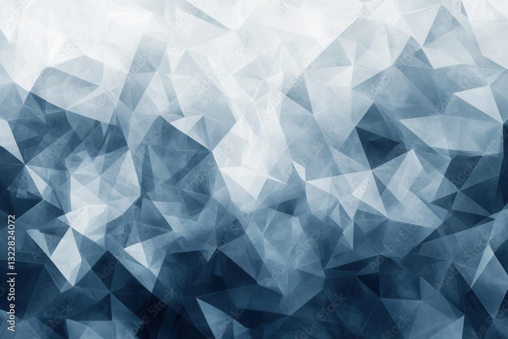 Poster geometric background in navy blue and gray representing stability and modern design with balanced la