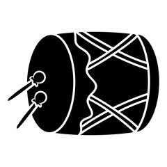 drum ramadan culture icon vector