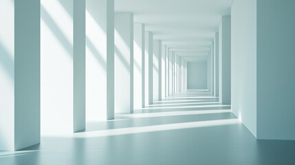 Fototapeta premium Abstract business concept symbolizing simplicity and clarity in modern strategy.