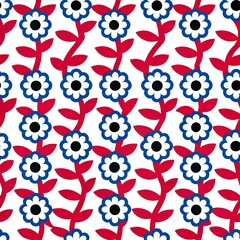 colorful pattern  of various flowers 