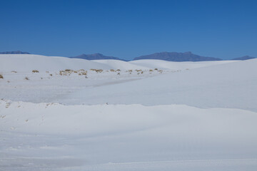 Sand dunes at White Sands National Park, New Mexico