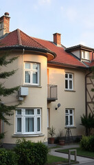 Obraz premium Monitoring houses and finding gross violations. Description of the house does not correspond to reality. Deception, concealment of structural defects, legal uncleanliness, masterpiece. with white sh
