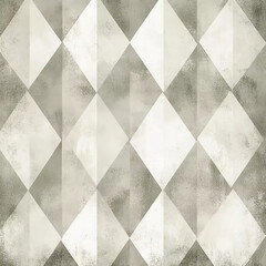 A pattern of white and gray diamonds