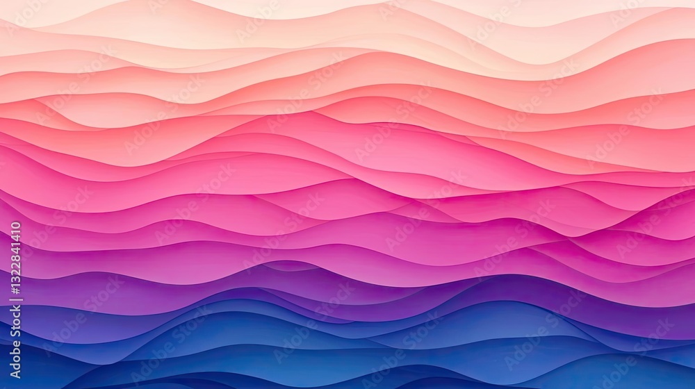 Aufkleber geometric pattern design abstract background concept. colorful wavy gradient background in shades of