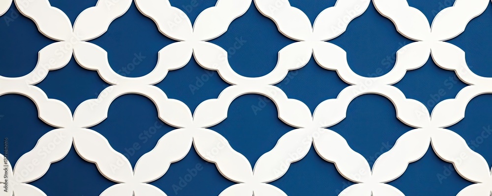 Poster geometric pattern design abstract background concept. decorative wall pattern featuring intricate wh