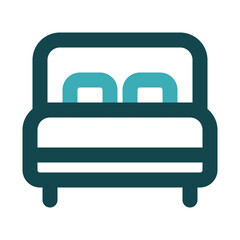 bed icon for illustration