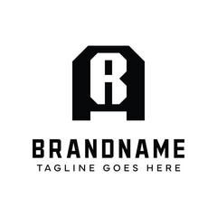 Letters AR Monogram Logo, suitable for any business with RA or AR initials